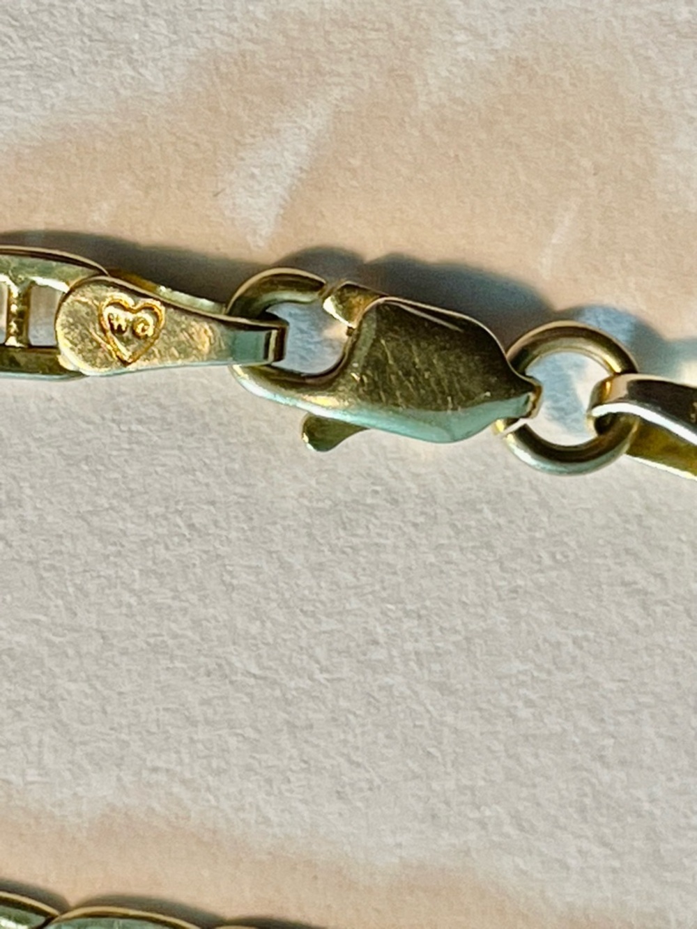 Solid Stamped 14KT 6.75”” yellow Gold Bracelet (broken) repairable? 1.84 grams - Picture 5 of 11